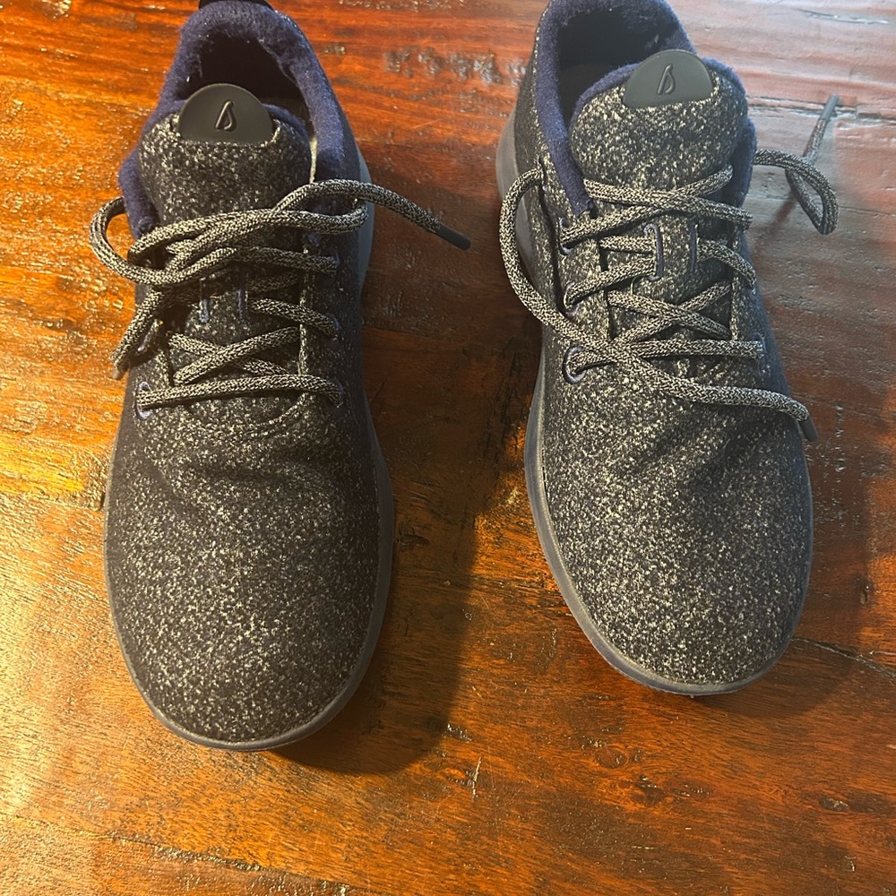 Gray Wool Sneakers - image 1